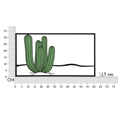 Płyta ścienna KAKTUS 60 1,3 33 cm